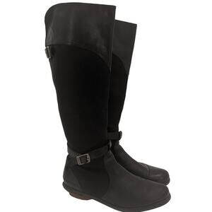 Patagonia Black Leather Addie Rider Riding Boots Size 10